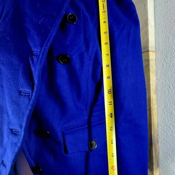 Used: Bebe Coat Color Blue..Size S - Picture 2 of 10
